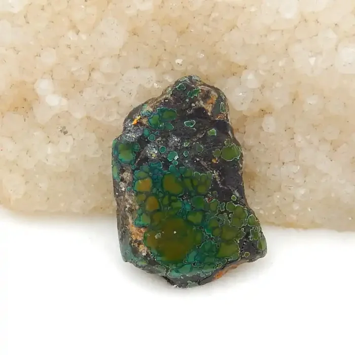 44.5cts Side Drilled Lucky Turquoise Pendant ,Handmade Gemstone ,Turquoise