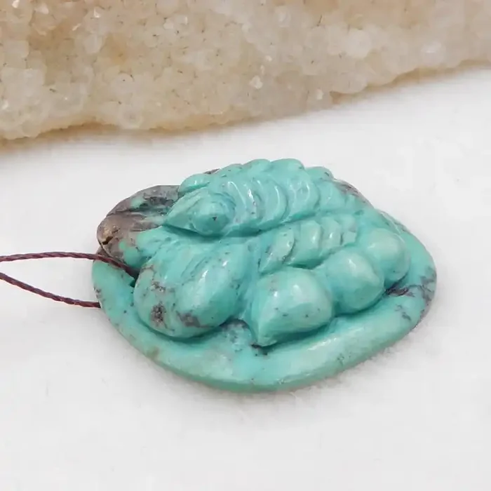 44cts Beautiful Turquoise Carving ,Turquoise Pendant H070