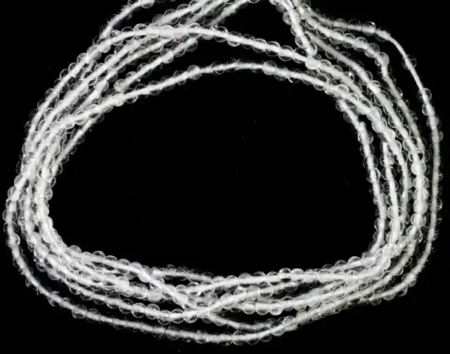 45.00 Cts three Strand Crystal bead strands GOGO 1556