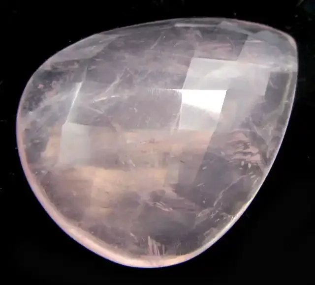 45.9 CTS PINK QUARTZ FACETED GEMSTONE MS 1413