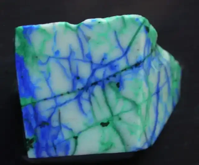 46.70 CTS AZURITE+ MALACHITE ROUGH