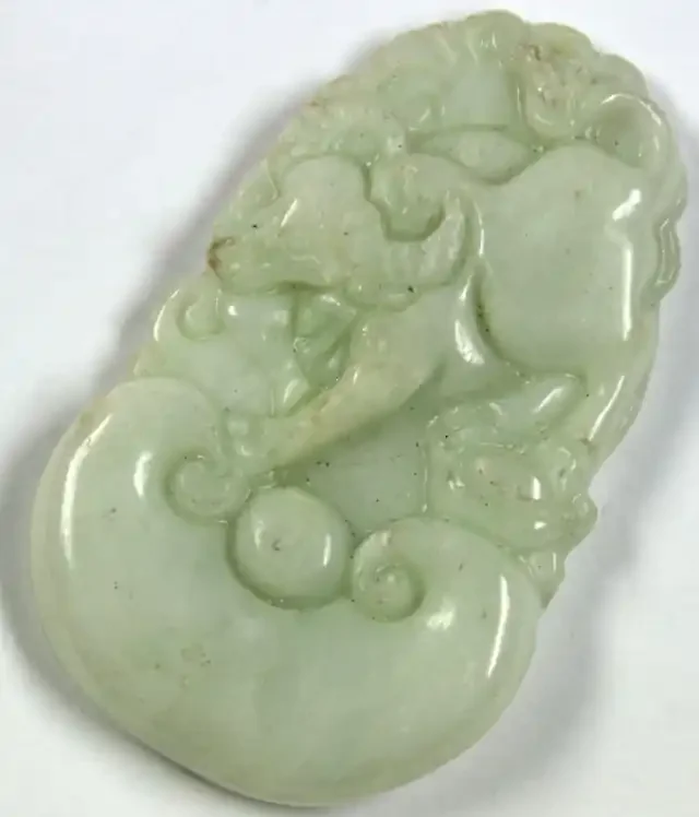 47.2 CTS JADE CARVING GOOD LUCK CHARM