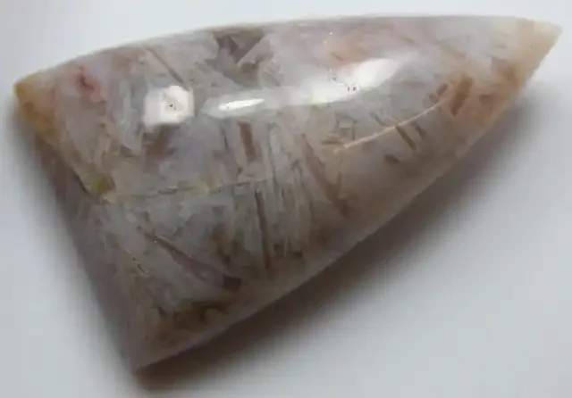 47.55 CTS SAGENITE AGATE CABOCHON STONE FROM OLD COLLECTION