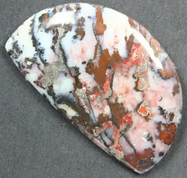 48.90 CTS PICTURE JASPER STONE CABOCHON TOP POLISH