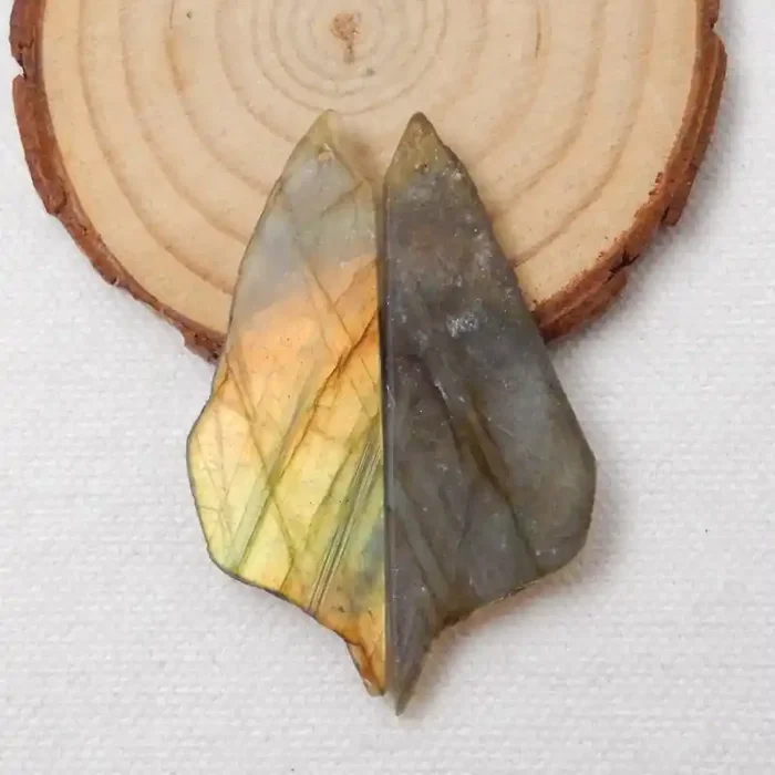 49.5cts Nugget Labradorite Earrings gemstone earrings beads, stone for earr