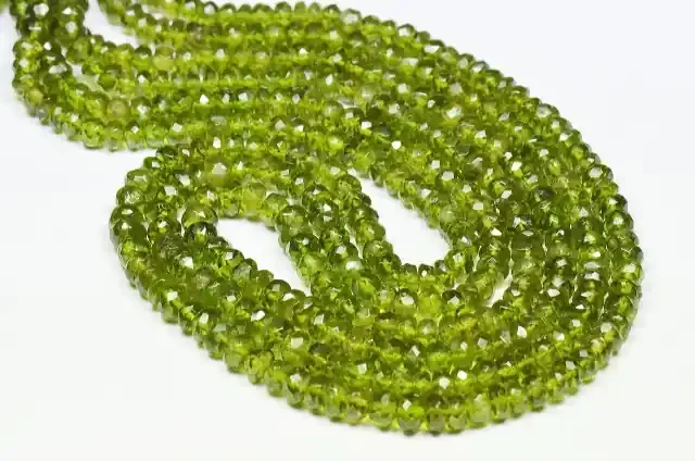 4mm – 5mm VESUVIANITE or IDOCRASE beads 15