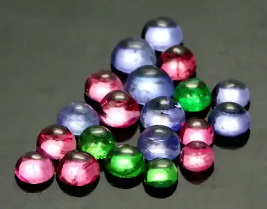 5.35 CTS MIXED CABS – TANZANITE GARNET SPINEL – [SB888]