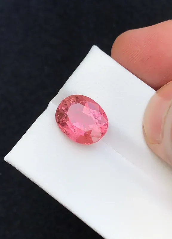 5.50 Ct Natural Pinkish Rubellite Transparent Tourmaline Gemstone