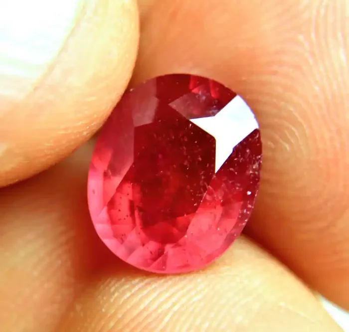 5.91 Carat Fiery Cherry Ruby – Superb