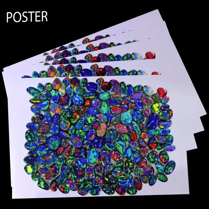 5 POSTER OF SEDAOPALS BLACK OPAL COLLECTION.