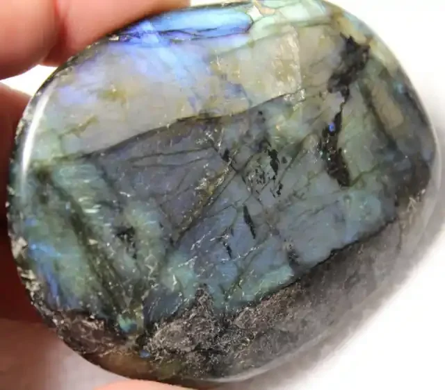 517 CTS MASSIVE LABRADORITE POLISHED STONE- SPECIMEN G5274
