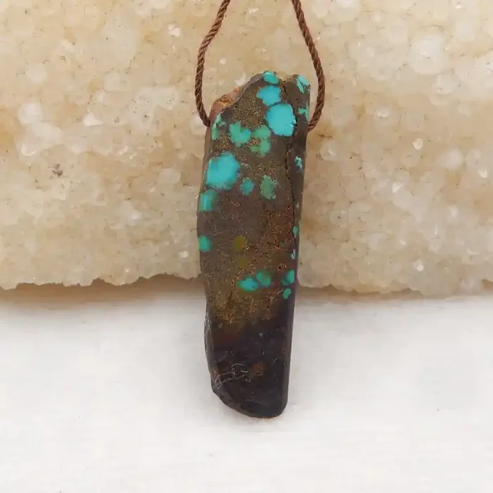 51cts Nugget Turquoise ,Handmade Gemstone ,Turquoise Nugget Pendant H544