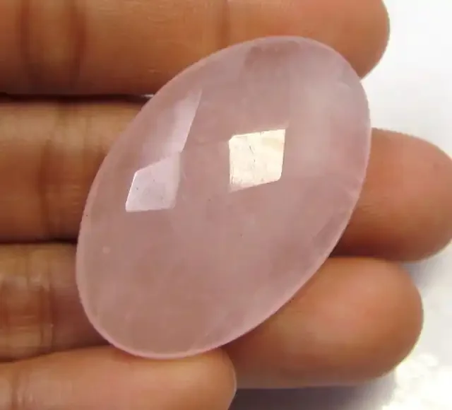 52 CTS PINK QUARTZ FACETED GEMSTONE MS 1412