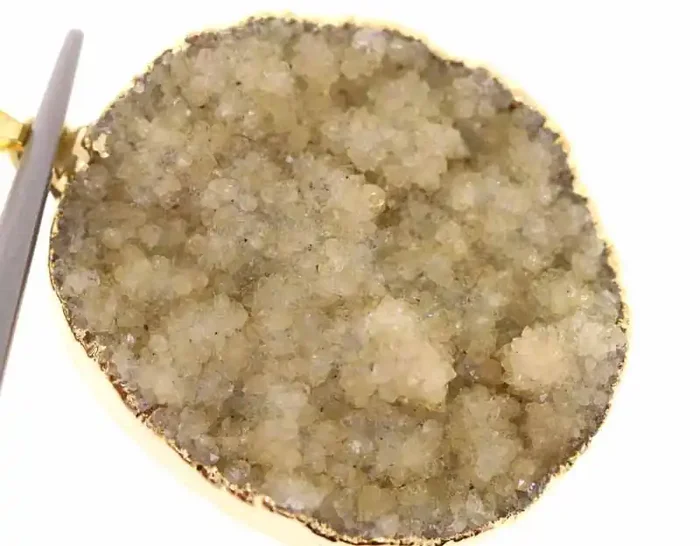 54.65 CTS CITRINE CRYSTAL GOLD PLATED PENDANT SG-3192