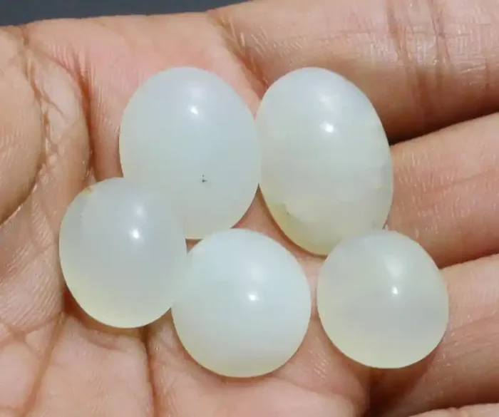 55.35 CRT 5 PCS NATURAL INDONESIAN CHRYSOPRASE PARCEL GOOD QUALITY-i32-