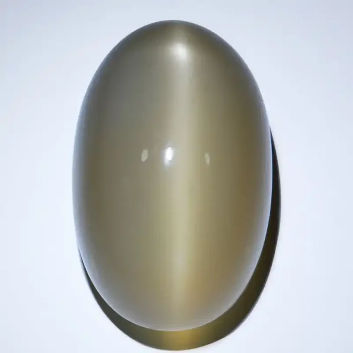 56.54Cts Natural Peach Moonstone Cat‘s Eye Oval Cabochon Kangayam India
