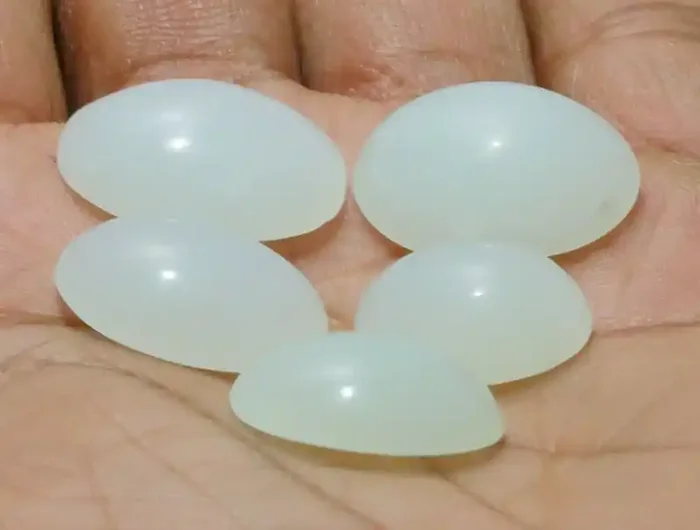59.80 CRT 5PCS NATURAL INDONESIAN CHRYSOPRASE PARCEL GOOD QUALITY-i35-