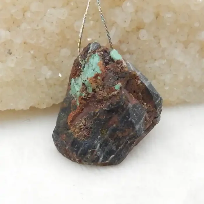 59cts Nugget Turquoise ,Handmade Gemstone ,Turquoise Nugget Pendant G736