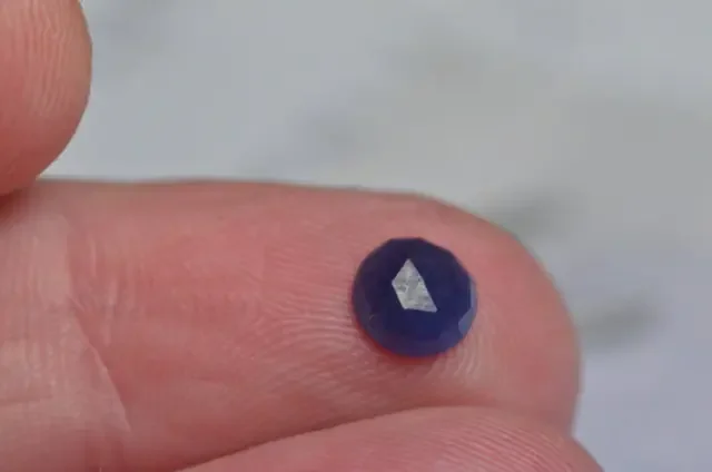 5mm Sapphire rose cut gemstone