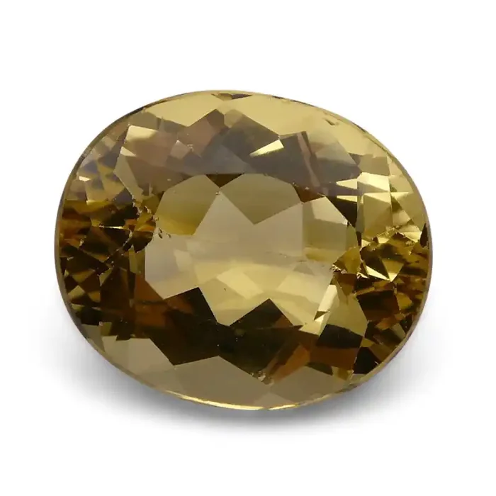 6.05 ct Oval Heliodor, Golden Yellow Beryl CGL-GRS Certified