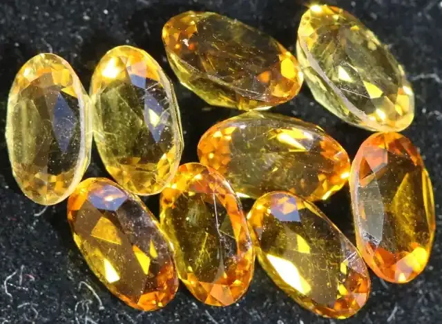 6.25 Cts Oberstein cut Golden Citrine Gemstones GOGO 1375