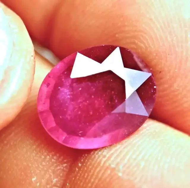 6.31 Carat Fiery Red Ruby – Beautiful