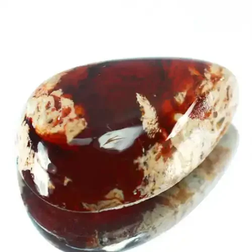 6.51 Cts Natural Beautiful Orange Matrix Opal Cabochon Mexico