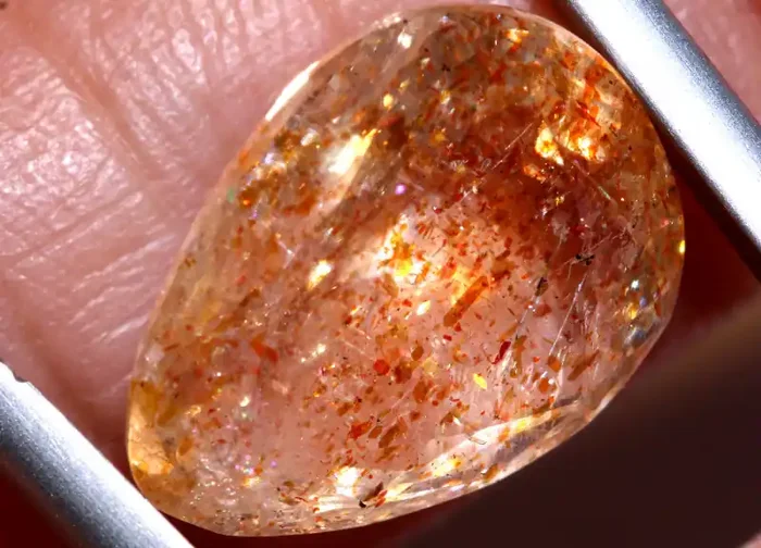 6.80 CTS TANZANIA SUNSTONE FACETED TBM-1984