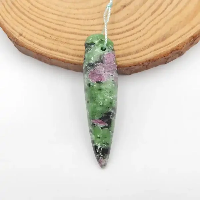 60ct New Design Natural Ruby And Zoisite Pendant(18052816)