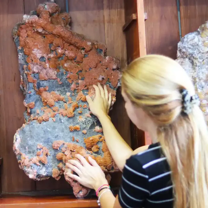 62 KILOS MASSIVE MOROCAN BARITE SPECIMEN