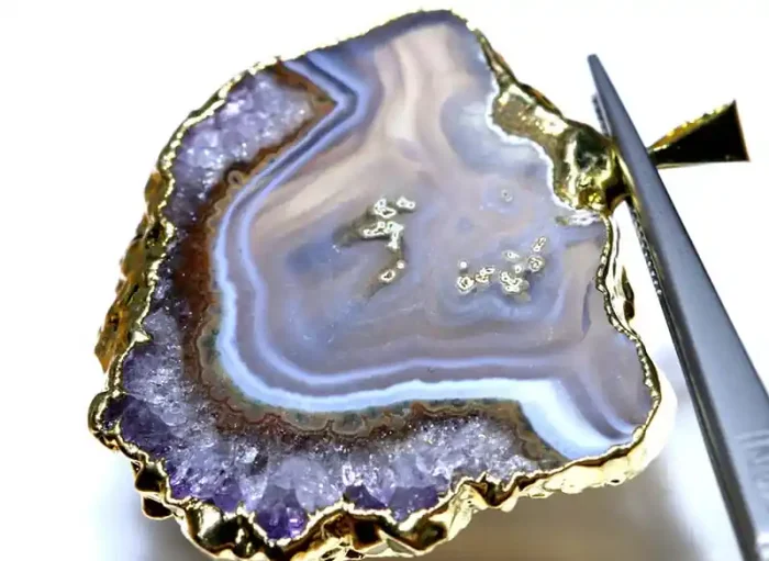 63.25 CTS URUGUAY AMETHYST STALACTITE PENDANT SG-3461