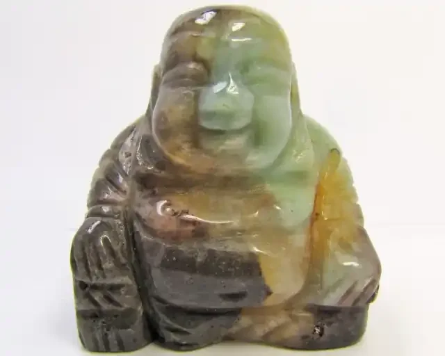 660 CTS SIBERIAN AMAZONITE BUDDAH AND PENDANT MYGM 1686