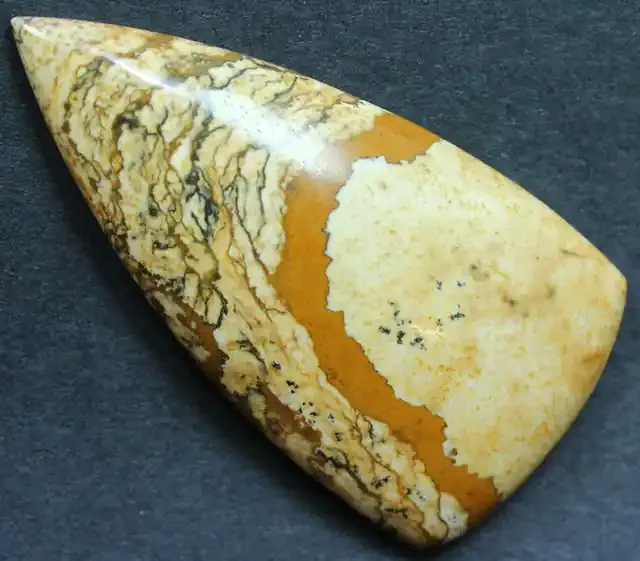 68.00 CTS SCENIC AMERICAN OWYHEE JASPER CABOCHON STONE