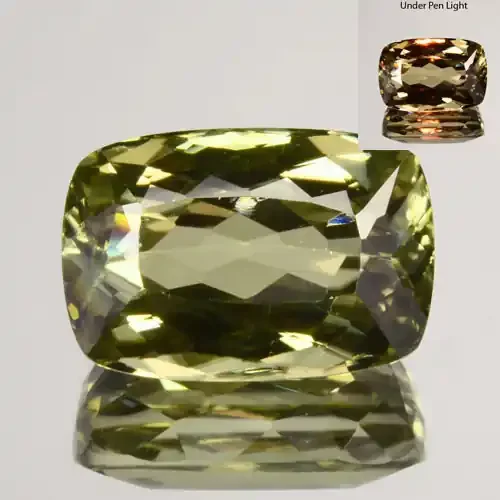 7.71 Cts Natural Rarest Color Change Diaspore Cushion Cut Turkey
