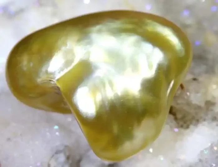 7.9CTS GOLDEN NATURAL KEISHI PEARL SG-2591