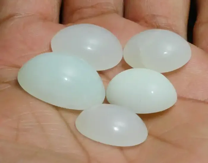 70.60 CRT 5 PCS NATURAL INDONESIAN CHRYSOPRASE PARCEL GOOD QUALITY-i15-