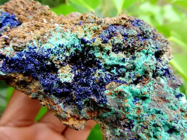 730 CTS MORROCCO MALACHITE/AZURITE SPECIMEN MS 1851