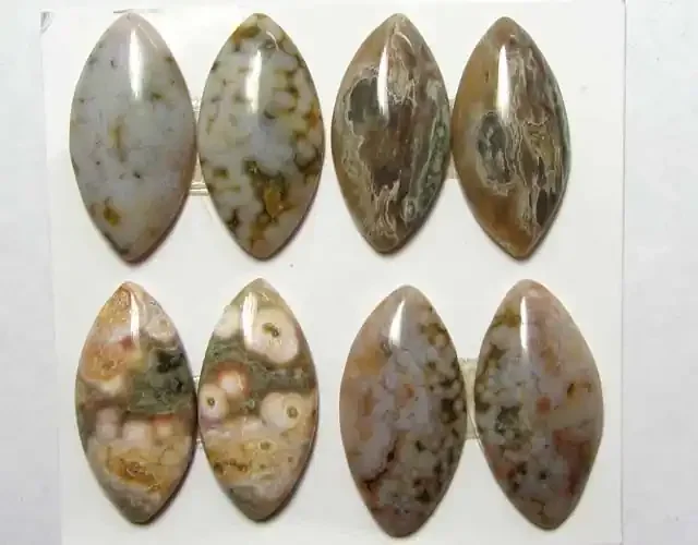 76CTS OCEAN JASPER PAIRS MS 1246
