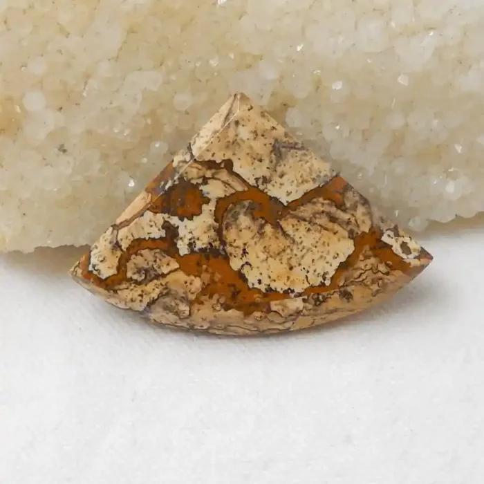 77cts Picture Jasper Cabochon,Healing Stone F687