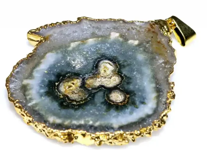 78.20CTS URUGUAY AMETHYST STALACTITE PENDANT SG-3430