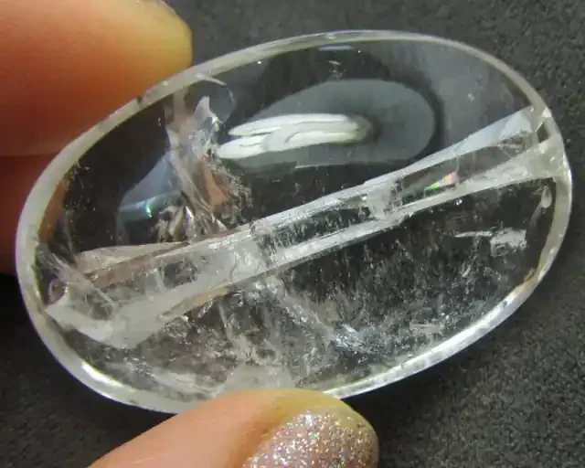 78 CTS LARGE OVAL UNIQUE PHANTOM QUARTZ MJA 235