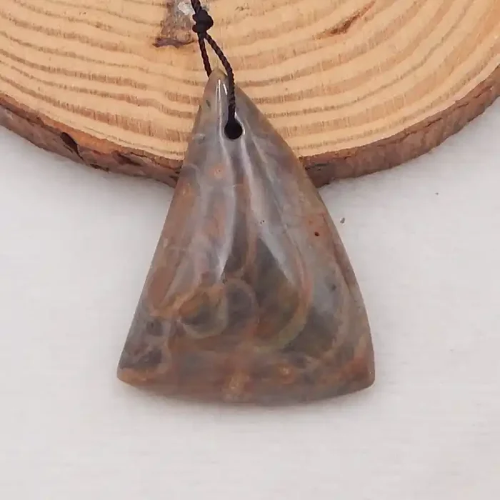 79cts Natural Mushroom Jasper Pendant Bead