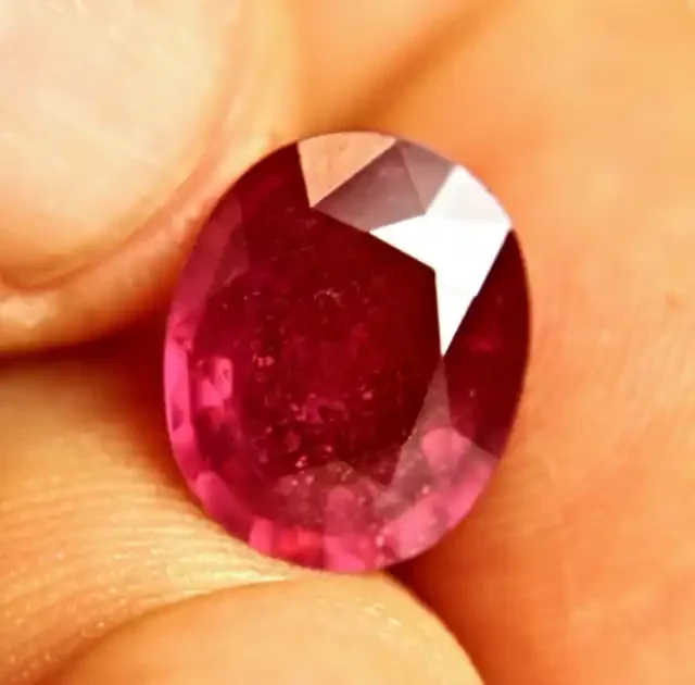 8.16 Carat Fiery Genuine Ruby – Superb
