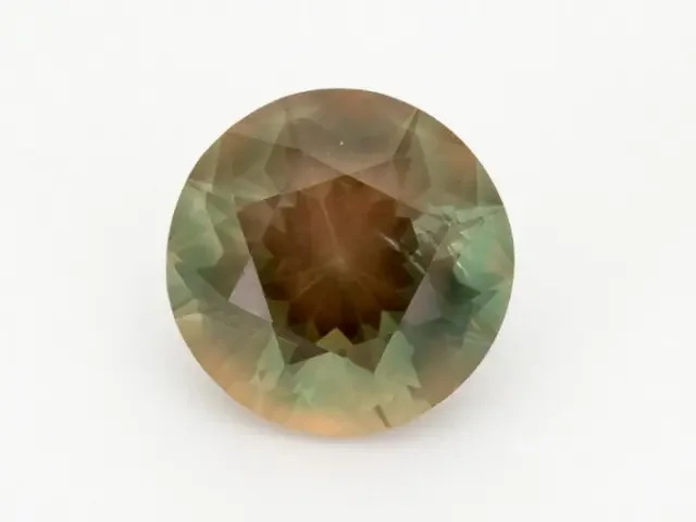 8.9ct Rootbeer Green Round Oregon Sunstone (S909)