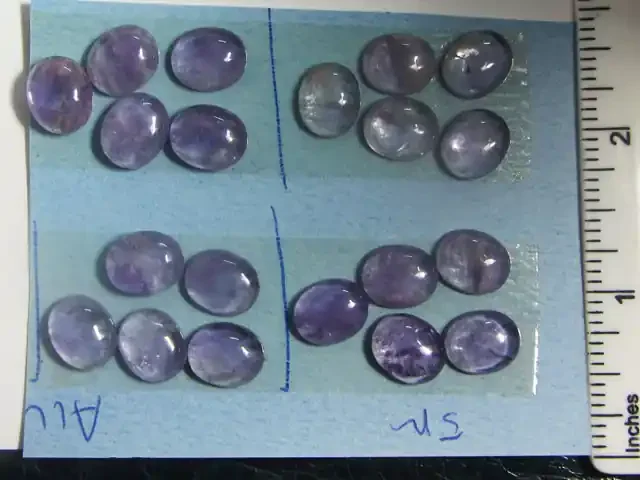 80 CTS PARCEL 12X 10 AMETHYST GEMSTONES MS 1816