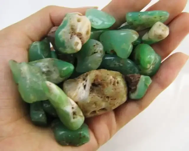 800 Cts tumbled Aussie chrysophrase MYGM 2028
