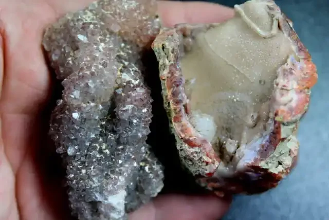810.0 CTS MOROCCAN AMETHYST GEODES DISPLAY SPECIMEN
