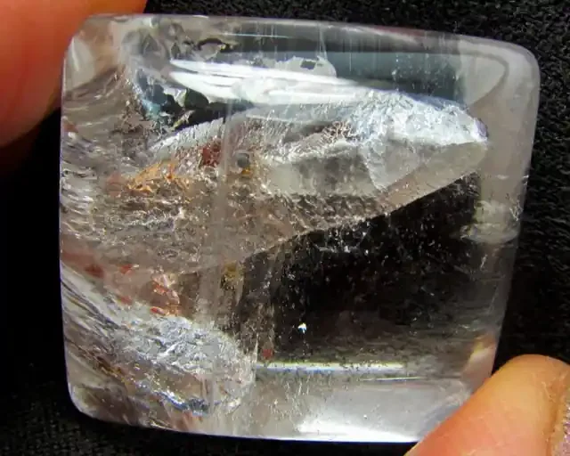 82 CTS LARGE SQUARE UNIQUE PHANTOM QUARTZ MJA 228