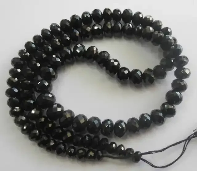 “AAA SUPERB MICRO-FACETED SPINEL ROUNDEL BEAD STRAND!!”