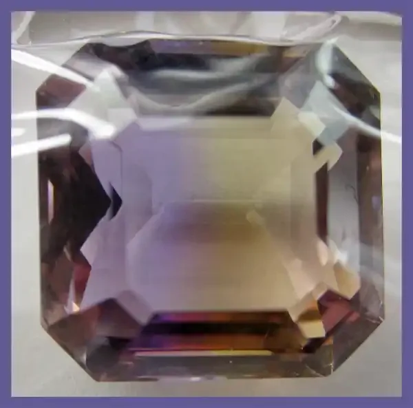 “CERTIFIED MASTER-CUT 12.78CT EMERALD CUT AMETRINE-STUNNING!!”
